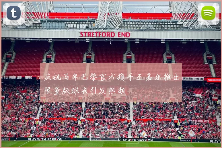 庆祝马年巴黎官方携手王嘉尔推出限量版球衣引发热潮